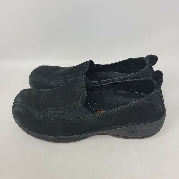 Merrell Womens Primo Moc 2 Leather Suede Slip On Comfy Loafers Size 8.5 Black - Picture 3 of 6